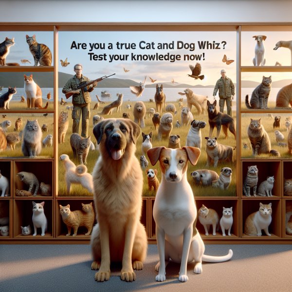 Are You a True Cat and Dog Whiz? Test Your Knowledge Now!