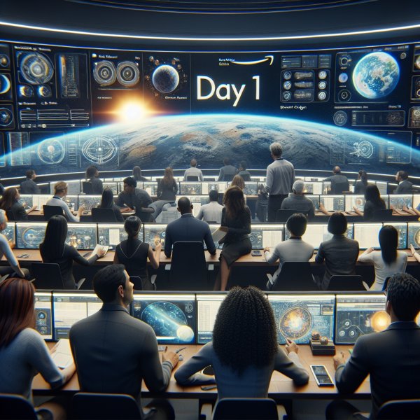 Exploring Amazon's 'Day 1' Philosophy in the Context of Space Expansion with Blue Origin