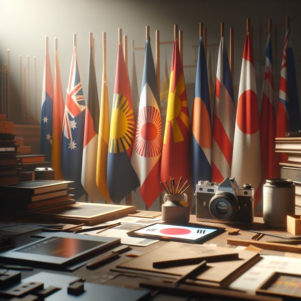 Exploring the Emblems: A Study of Asian Flags