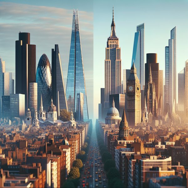 The Great Skyscraper Showdown: London vs. New York