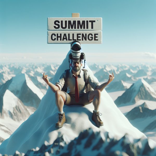 Peak Performance: A Hilarious Summit Challenge
