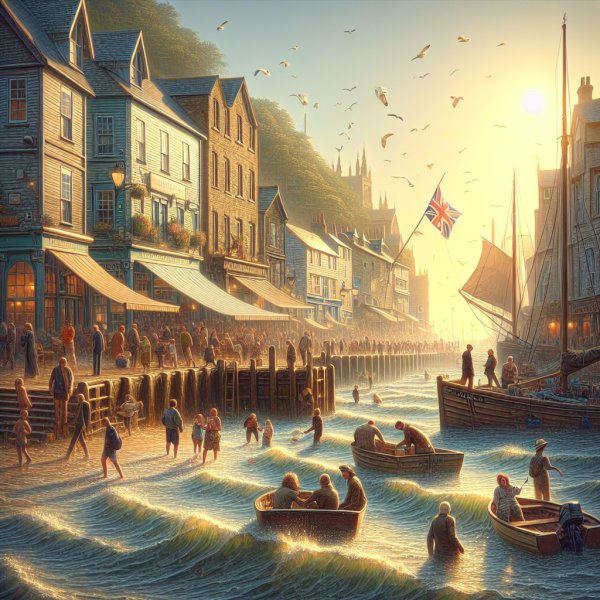 Seaside Shenanigans: A Witty Voyage Through British Shores