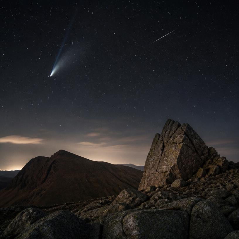 Starlit Showdown: Comets vs. Asteroids