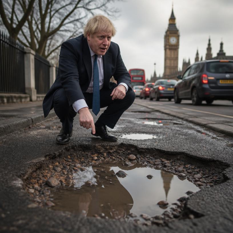 Political Potholes: The Trials of British Leaders!