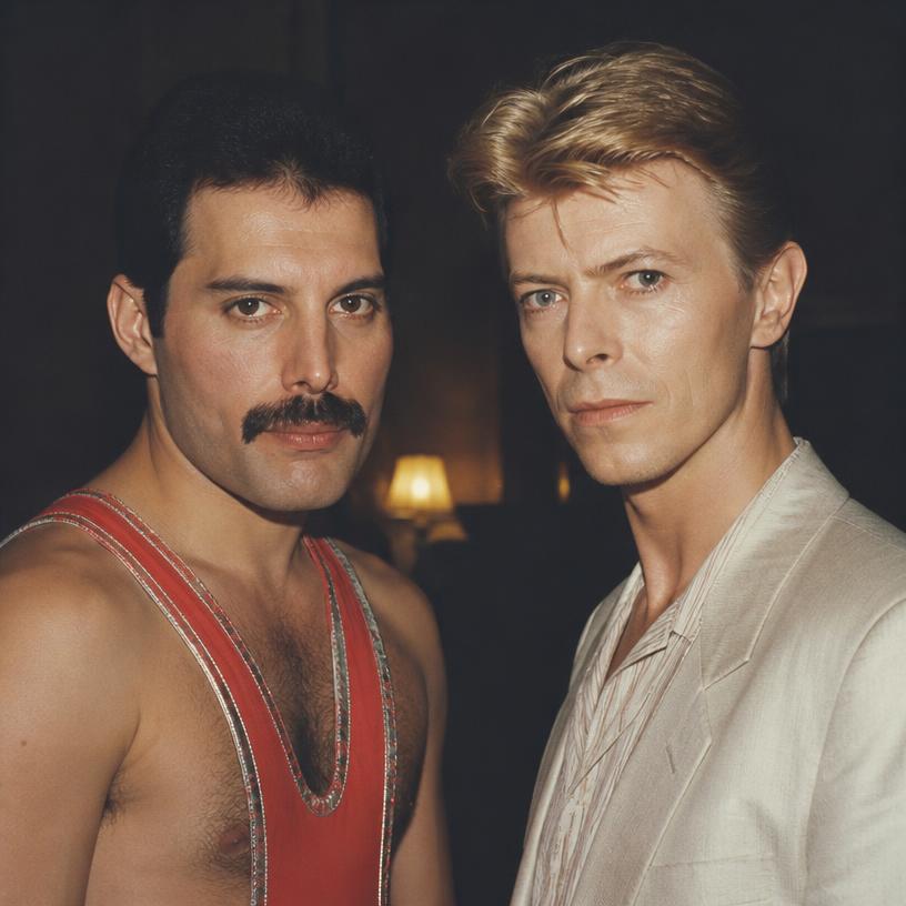 The Sparkling Duel: Freddie Mercury vs David Bowie