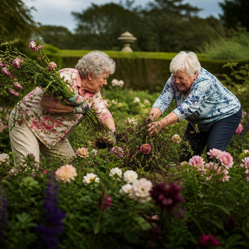 Garden Shenanigans: A Right Royal Rumble of Flora